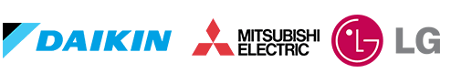daikin - mitsubishi electric - lg